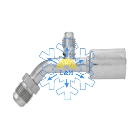 BEADLOCK MALE  FLARE -45 WITH R12 PORT